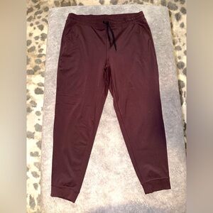 Womens Maroon Jogger Pants Size XL